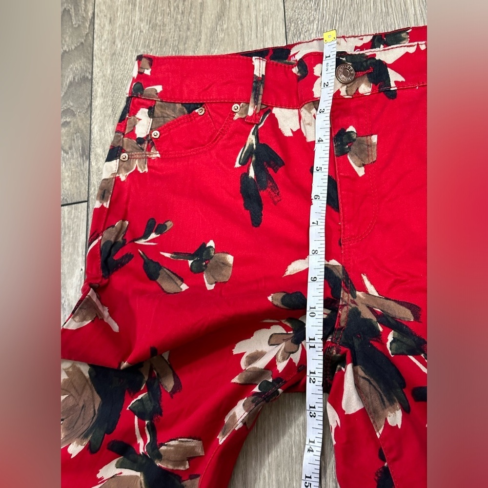 Chico's Red Pencil Midi Jeggings Casual ♥️ - Picture 6 of 15